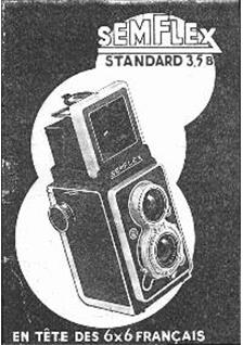 SEM Semflex Standard manual. Camera Instructions.